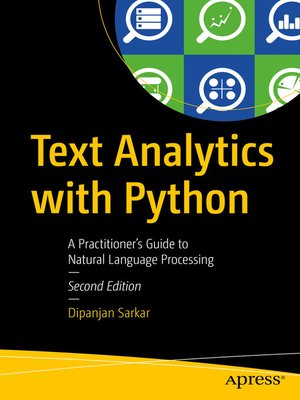 cover image of Text Analytics with Python